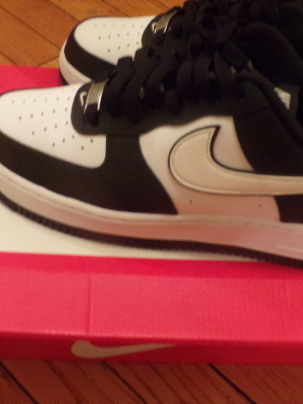 White & Black Air Force One Nike AF-1 Size 8 (Eur) New - No Box
